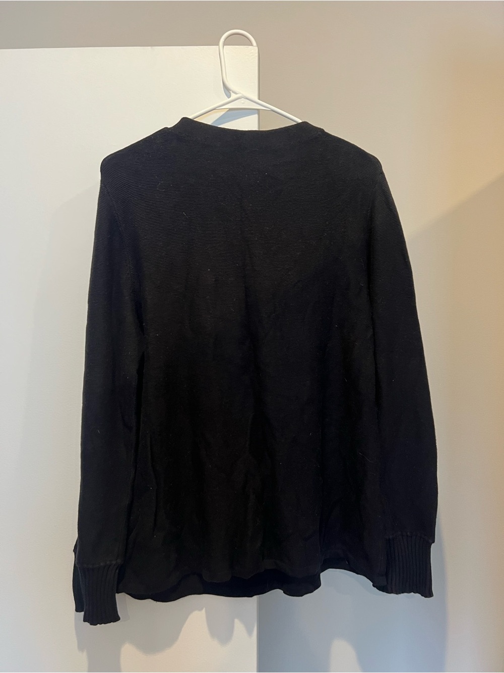 Ann Taylor Black Crewneck Sweater